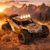 RC terénne driftovacie auto 20 km/h hnedé