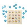 Stolová hra Memory Montessori – sada drevených puzzle s 4 kartami