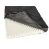 Ortopedický pelech pre psa 90 × 70 × 10 cm sivý ik-KX3719