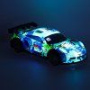 Športové RC auto v modro-zelenej farbe