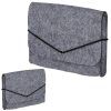 Plstené puzdro na notebook s klopou 15 × 13 cm S-10027752