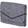 Plstené puzdro na notebook s klopou 15 × 13 cm S-10027752