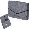 Plstené puzdro na notebook s klopou 15 × 13 cm S-10027752