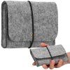Plstené puzdro na notebook s klopou 15 × 13 cm S-10027752