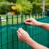 Tieniaca sieť na plot 1,5 × 50 m zelená 140 g/m? S-SN0019