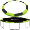 TP-12FT 366 CM ČIERNA SO ZELENÝM UKONČENÍM KRYT NA TRAMPOLÍNU