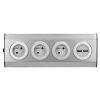 Elektrická zásuvka s usb nabíjačkou O-FS-3