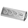 Elektrická zásuvka s usb nabíjačkou O-FS-3