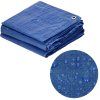 Ochranná plachta 4x4 m modrá, 60 g/m?, Springos S-GA2119