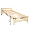 BD0021 DREVENÁ POSTEĽ 90 x 200 CM