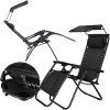 Polohovacie záhradné lehátko Zero Gravity so strieškou S-GC0003