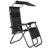 Polohovacie záhradné lehátko Zero Gravity so strieškou S-GC0003
