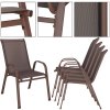 GF0073 ZÁHRADNÁ STOLIČKA 73 X 55,5 X 93 CM (4 ks)