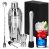 Barmanská sada so shakerom 750 ml, 6 ks S-KI0014