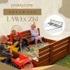 177710 sbp140set05 piaskownica drewniana premium 140 x 140 cm zestaw M0