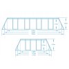 Záhradný bazén s rámom 549 x 274 x 122 cm 12v1 Bestway 56716N