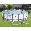 Záhradný bazén s rámom 427 x 122 cm 19v1 Bestway 5612X stroj na bubliny ZADARMO
