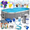 Záhradný bazén s rámom 488 x 305 x 107 cm 18v1 Bestway 56448 + stroj na bubliny ZADARMO