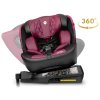 Detská autosedačka Nukido Prestige Line čierno-ružová 0-36 kg ISOFIX