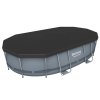 Kryt na oválny bazén s rámom 427 x 250 x 100 cm Bestway 58425
