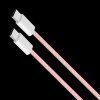 USB-C kábel USB-C 60 W 1 m ružový Krüger&Matz Basic L-KM1271-1P