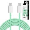 USB-C kábel na USB-C 100 W 1 m zelený Krüger&Matz Basic L-KM1272-1G