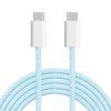 USB-C kábel USB-C na USB-C 100 W 1,5 m modrý Krüger&Matz Basic L-KM1272-1-5BL