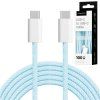 USB-C kábel USB-C na USB-C 100 W 1,5 m modrý Krüger&Matz Basic L-KM1272-1-5BL