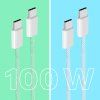 Krüger&Matz USB-C kábel, 100 W, 1,5 m L-KM1272-1-5G