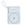 Indukčná powerbanka Kruger&Matz 10000 mAh Mag Safe s káblom modrá
