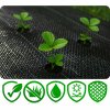 Záhradná agrotextília 1,6 m x 100 m 90 g/m2 + 100 kolíkov Plonos - čierna