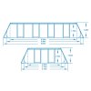 Záhradný rámový bazén 549 x 274 x 122 cm 17v1 Bestway 56710