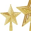 CA1199 VIANOČNÁ OZDOBA HVIEZDA ZLATÁ 14,5 CM