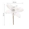 Vianočná ozdoba poinsettia 23 cm S-CA0799