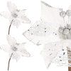 Vianočná ozdoba poinsettia 23 cm S-CA0799