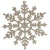 Vianočné ozdoby na stromček vločky strieborné 12 cm 3 ks S-CA0754