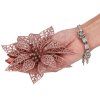 Vianočná ozdoba poinsettia, 11 cm S-CA0724