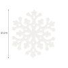 Vianočná ozdoba vločka, 8 cm, 6 cm S-CA0717