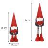 Vianočný škriatok so srdiečkom 80 cm S-CA0695