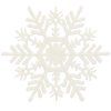 Vianočná ozdoba snehová vločka 10 cm 3 ks S-CA0775