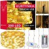LED záclona 200 LED, 2 m S-CL4020