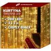 LED záclona 200 LED, 2 m S-CL4020