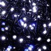 Vianočné LED cencúle 300 LED studená biela 12 m S-CL4038