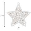 Vianočné ozdoby na stromček hviezdičky 8 cm, 2 ks S-CA0038