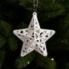 CA0038 VIANOČNÉ OZDOBY HVIEZDIČKY 8X8 CM 2 KS.