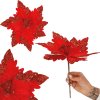 CA1260 VIANOČNÁ OZDOVA POINSETTIA 28 CM