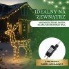 Vianočný svietiaci sob 144 LED S-CL4120