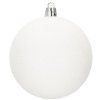 Nerozbitné vianočné gule 8 cm 30 ks biele S-CA0878