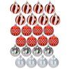 Nerozbitné vianočné gule na stromček 24 ks, 6 cm S-CA1166