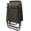 Polohovacie záhradné lehátko Zero Gravity so strieškou S-GC0029